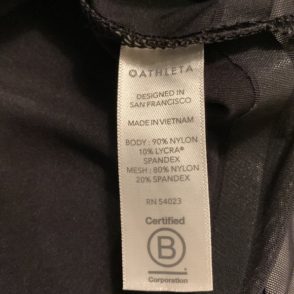 Athleta Sunlover UPF Black Sleeveless Dress Mesh Detail Hem - Picture 8 of 8